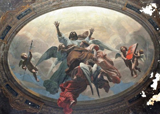 «L'Apothéose de saint Paul» sur la voûte de la chapelle Saint–Paul