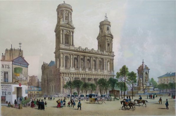 L'église Saint–Sulpice dans la deuxième moitié du XIXe siècle