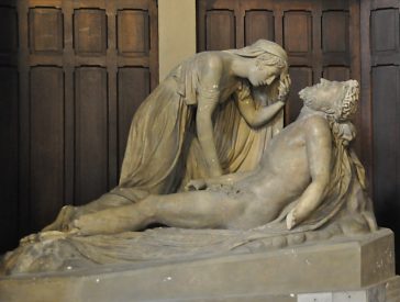 Marie-Madeleine pleurant sur le corps du Christ