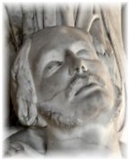 Visage de Ferdinand-Philippe d'Orléans dans le cénotaphe