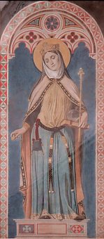 Carton de sainte Adélaïde, reine par Ingres