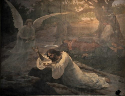 «Jésus au jardin des Oliviers», toile de Joseph Aubert