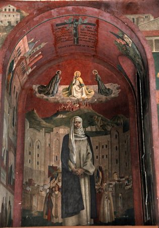 Fresque «Sainte Catherine de Sienne»