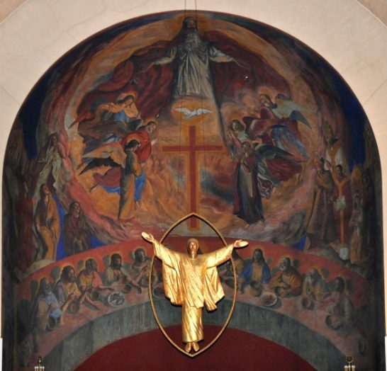 Peinture murale de l'abside