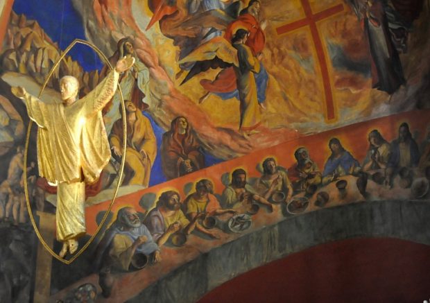 Peinture murale de l'abside, détail