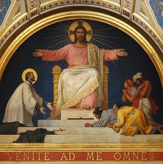 «Saint François-Xavier présentant à Jésus-Christ les peuples qu'il a convertis»