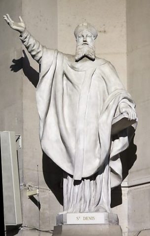 Statue de saint Denis dans le chœur (auteur inconnu) 