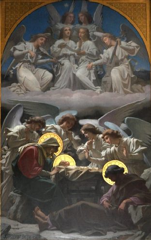 «La Nativité» par Gustave-Adolphe Chassevent-Bacques (1818-1901) 