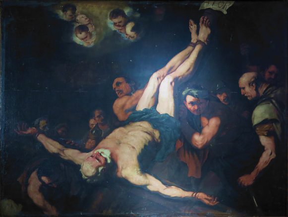 «Le Crucifiement de saint Pierre» de Luca Giordano (1632-1705) 