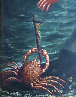 «Saint François-Xavier et le miracle du crabe», détail