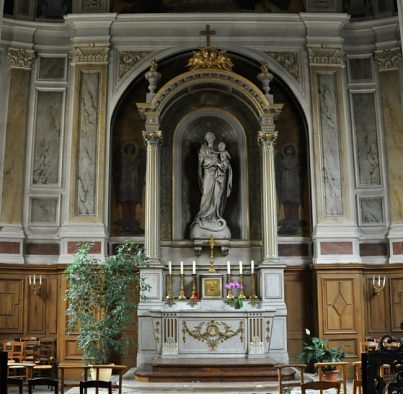L'autel de la Vierge