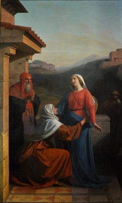 «La Visitation», toile du XIXe siècle