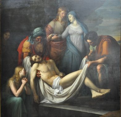 «La Mise au tombeau», toile de Christophe Thomas Degeorge