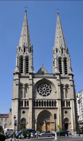 La façade de Saint-Jean-Baptiste