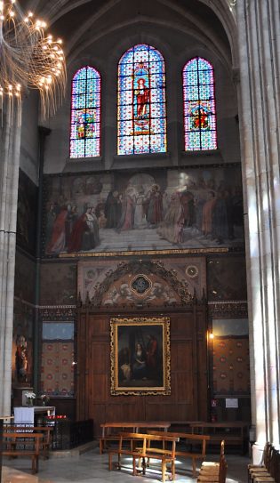 Le croisillon droit du transept