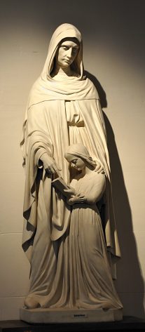 Statue de sainte Anne et de Marie