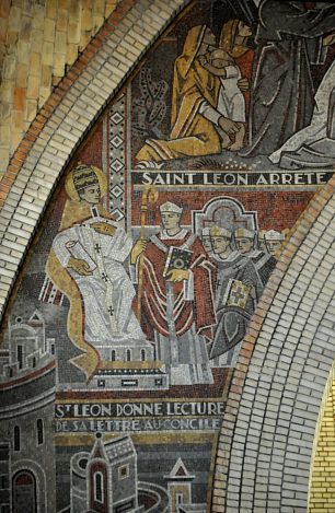 Mosaïque de l'arc triomphal