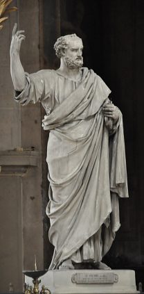 Statue de saint Pierre par Théophile Bra (1797-1863)