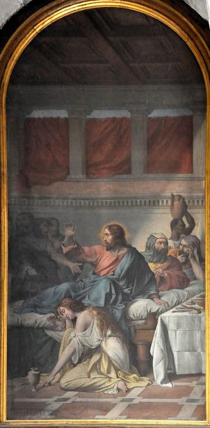«Sainte Marie–Madeleine essuyant les pieds de Jésus», 1862 