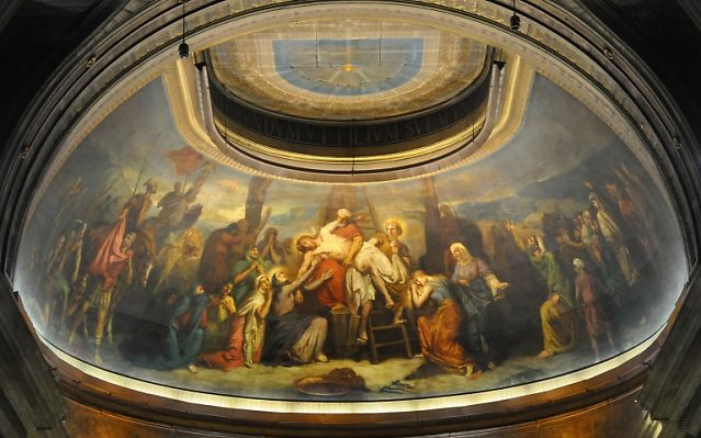 La Descente de croix de Théodore Chassériau dans la nef