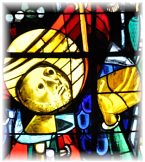 Saint Pierre, vitrail de Max Ingrand (1953)