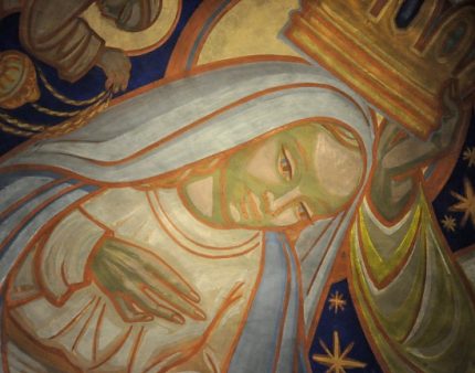 La Vierge dans la fresque de René Dionnet