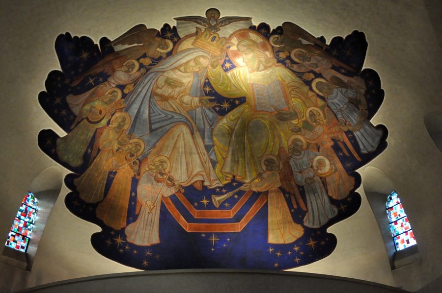 Fresque «Le Couronnement de la Vierge»