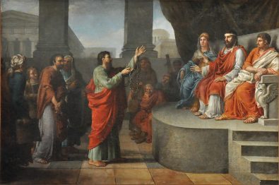 «Saint Paul devant le roi Agrippa II et sa 'reine-sœur' Bérénice»