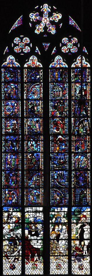 Le vitrail de la chapelle Saint-Jean-de-la-Nef