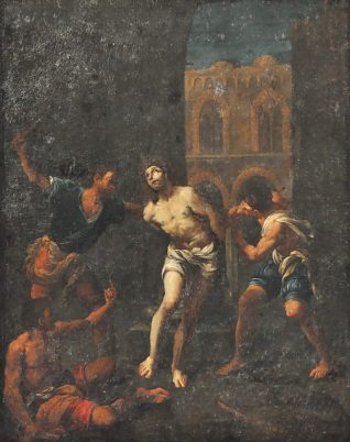 «La Flagellation», École italienne du XVIe siècle
