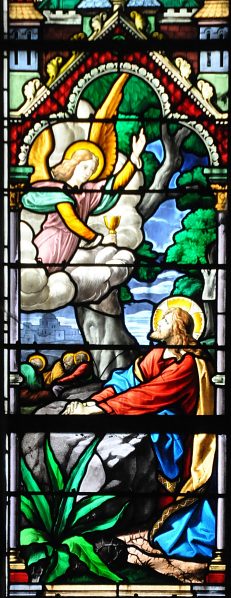 Jésus au jardin des Oliviers ou «vitrail de l'agonie»