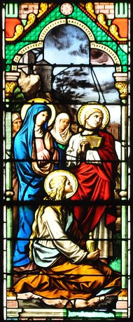 La Vierge, saint Jean et sainte Madeleine