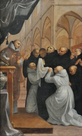 «Saint Benoît recevant le viatique»