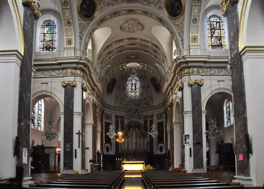 Vue d'ensemble de l'église Saint-Romain à Rouen