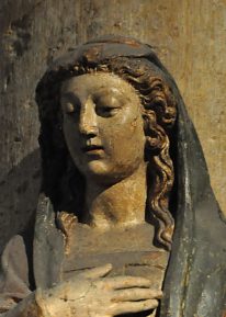 Statue de sainte Madeleine, détail