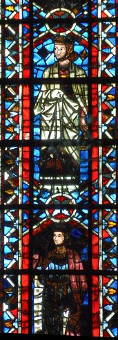 Les vierges folles (vitrail du XIIIe siècle)