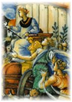 «Le Triomphe de Joseph», Urbino, atelier Patanazzi  (détail)