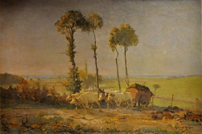 «Les Bœufs» de Paul–Louis Martin dit «des Amoignes» (1850–1925)