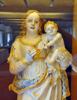«La Vierge à la Pomme», détail.