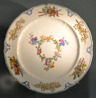 Assiette aux trophées