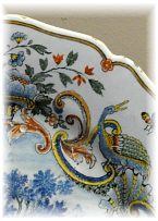 Assiette en faïence de Rouen, vers 1750 Assiette en faïence de Rouen, vers 1750