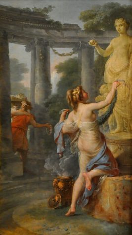 Huile sur toile : Offrande à Cérès Huile sur toile : Offrande à Cérès