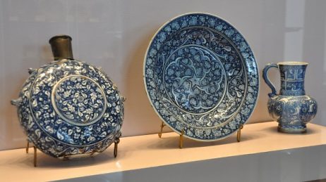 3 plats de céramique d'Iznik