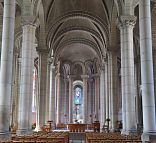 La nef de l'église Saint-Laud à Angers