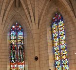 Vue partielle de l'abside de la chapelle Saint-Benoît