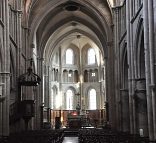 La nef de l'église Notre-Dame à Auxonne