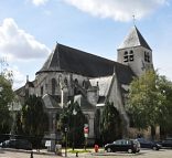 L'église Saint-Pierre-le-Guillard vue du chevet