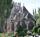 Le chevet de l'église Saint-Jean