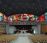 La nef de l'église Saint-Jean-Baptiste de Rechèvres