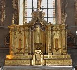 Le retable de Jean-Baptiste Bouchardon dans la chapelle de l'Hôpital de Chaumont